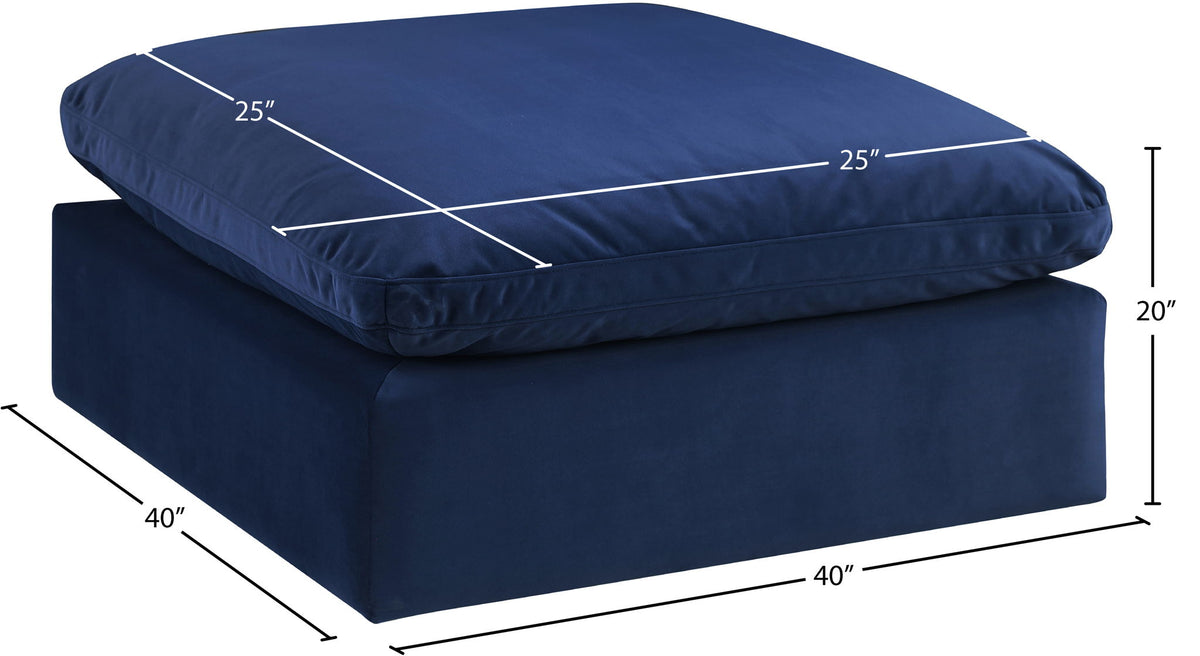 Comfy - Velvet Ottoman