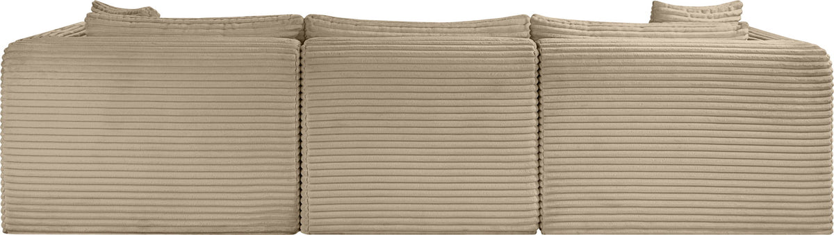 Shaggy - Fabric 4 Piece Modular Sectional