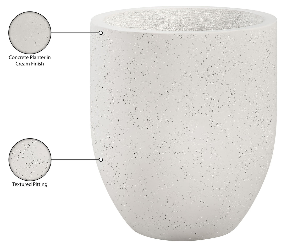 Florique - Indoor / Outdoor Concrete Planter