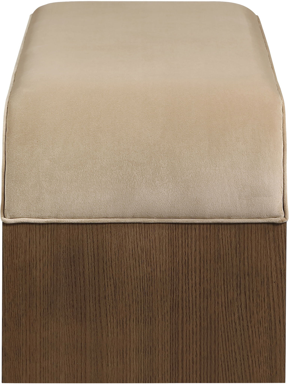 Sable - 52" Velvet Performance Fabric Upholstered Bench