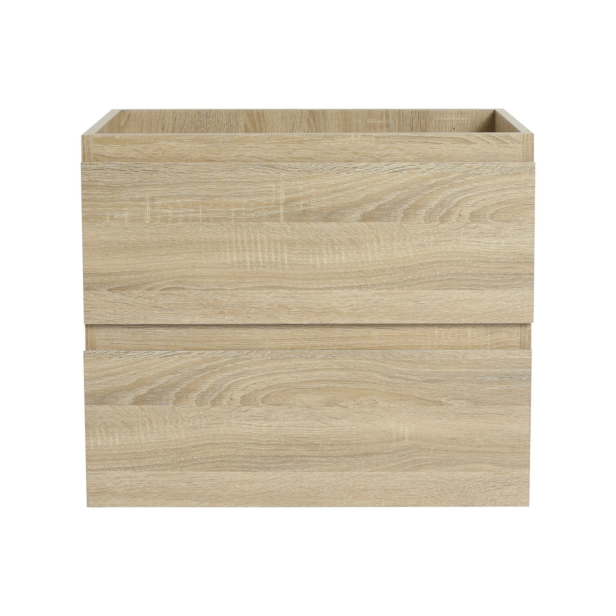 Wall Mounted Bathroom Vanity & Sink, 2 Soft Close Drawers