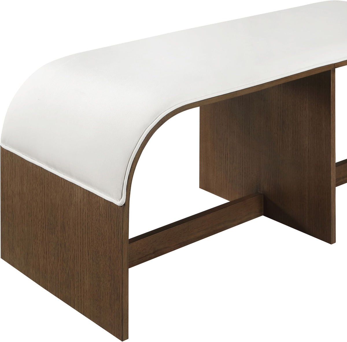 Sable - 52" Velvet Performance Fabric Upholstered Bench