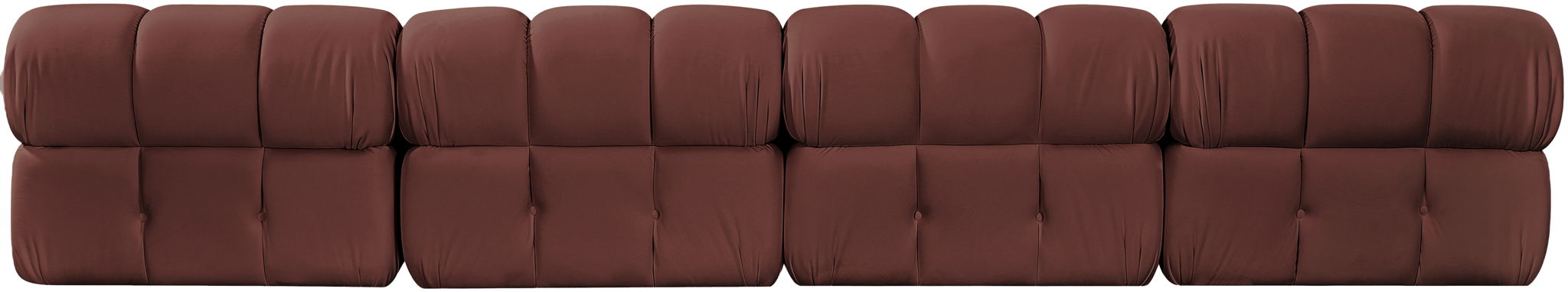Orin - Velvet 4 Piece Modular Sofa