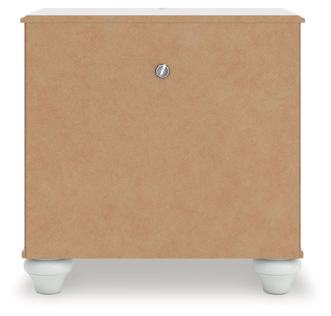 Kozlani - One Drawer Night Stand - White