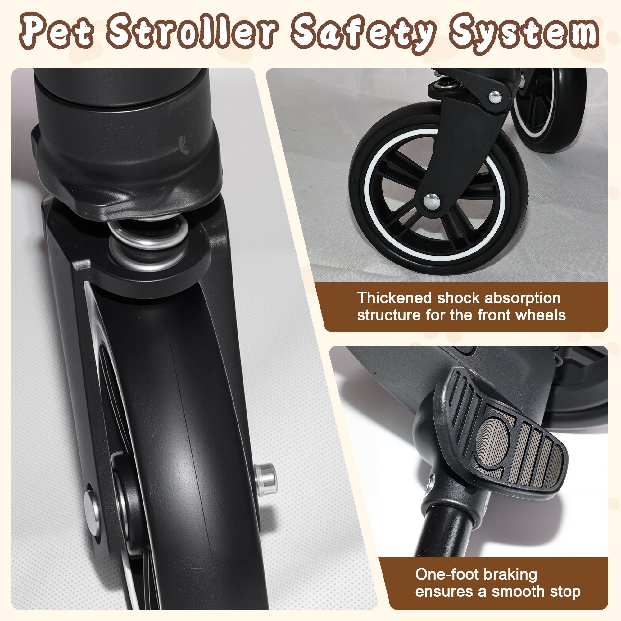 Pet Stroller For Dogs And Cats