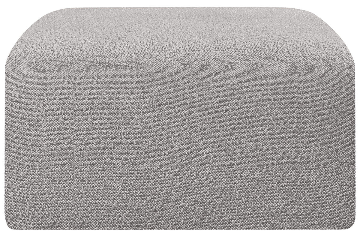 Arc - Boucle Fabric Ottoman