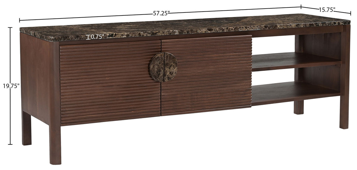 Varenna - 57.25" Acacia Wood Media Console