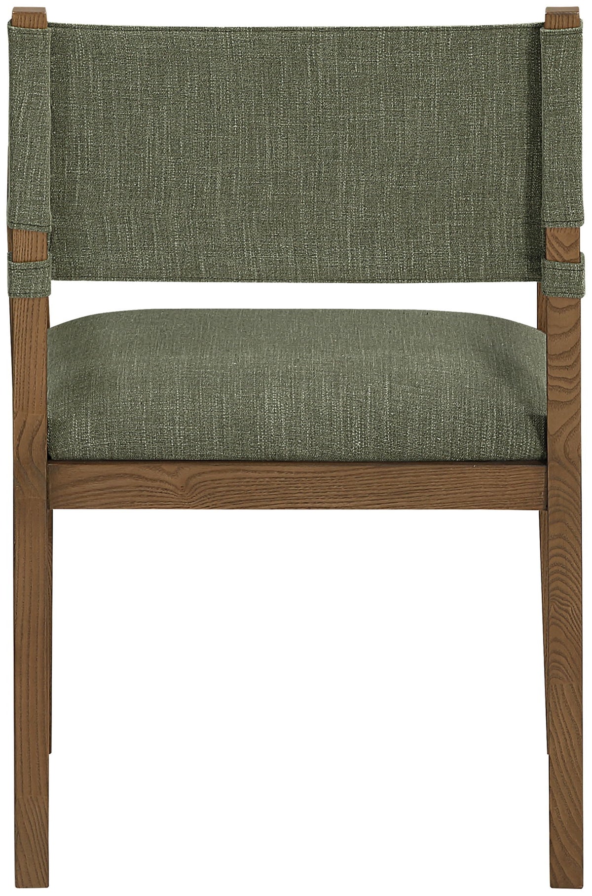 Avon - Linen Textured Performance Fabric Dining Arm Chair