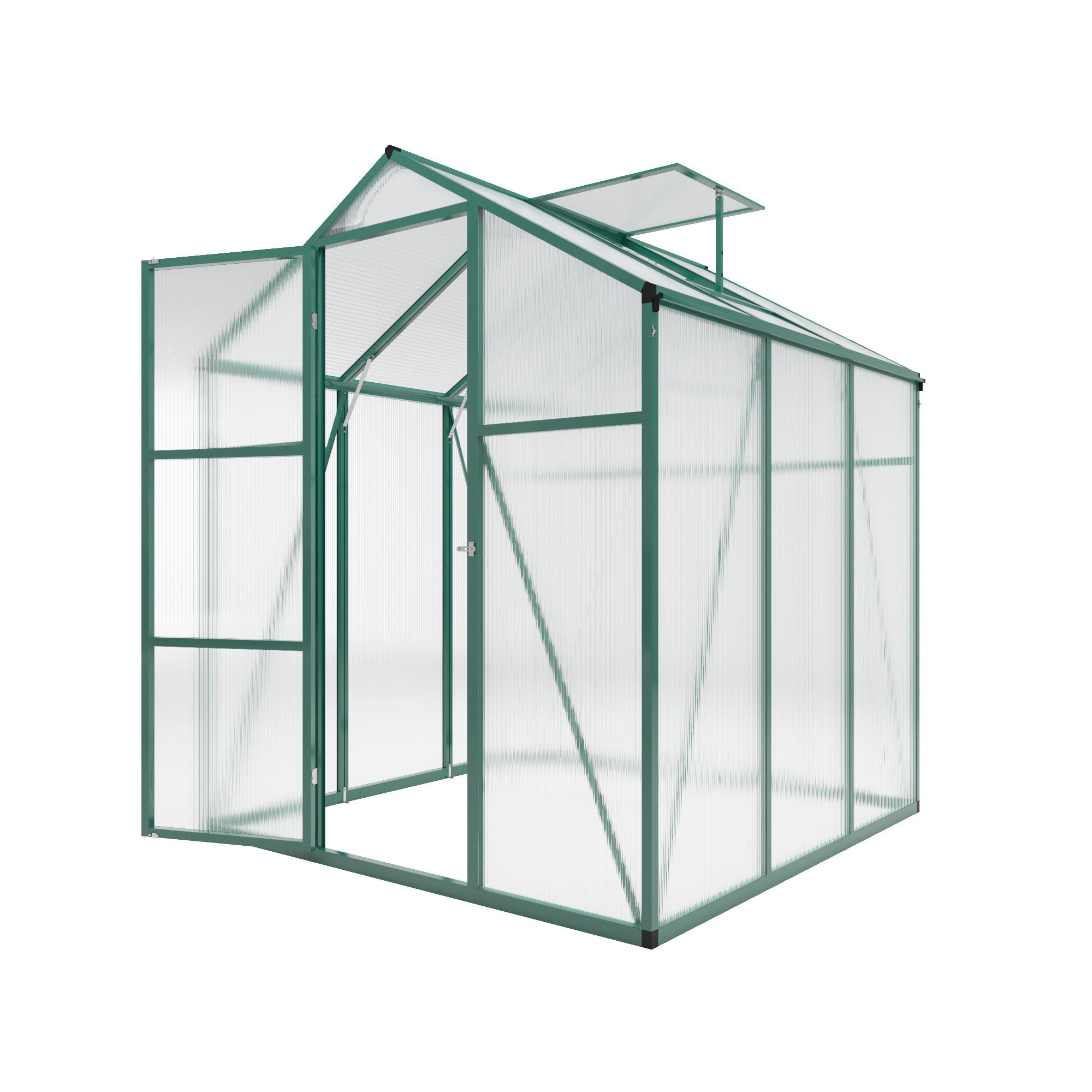 Polycarbonate Walk-In house, Raised Base For Outdoor In All Season