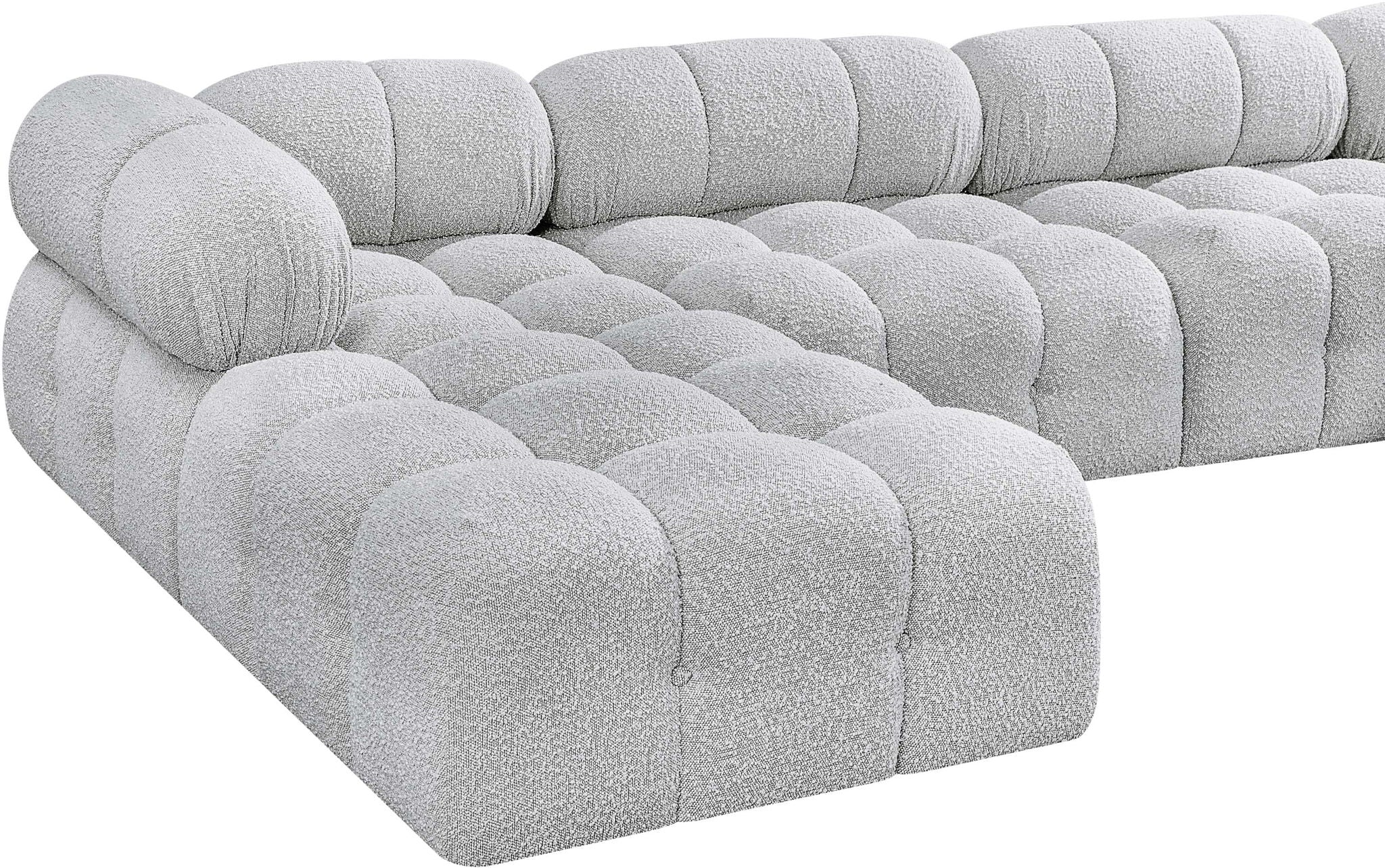 Ames - 7 Piece Fabric Modular U-Shaped Sectional