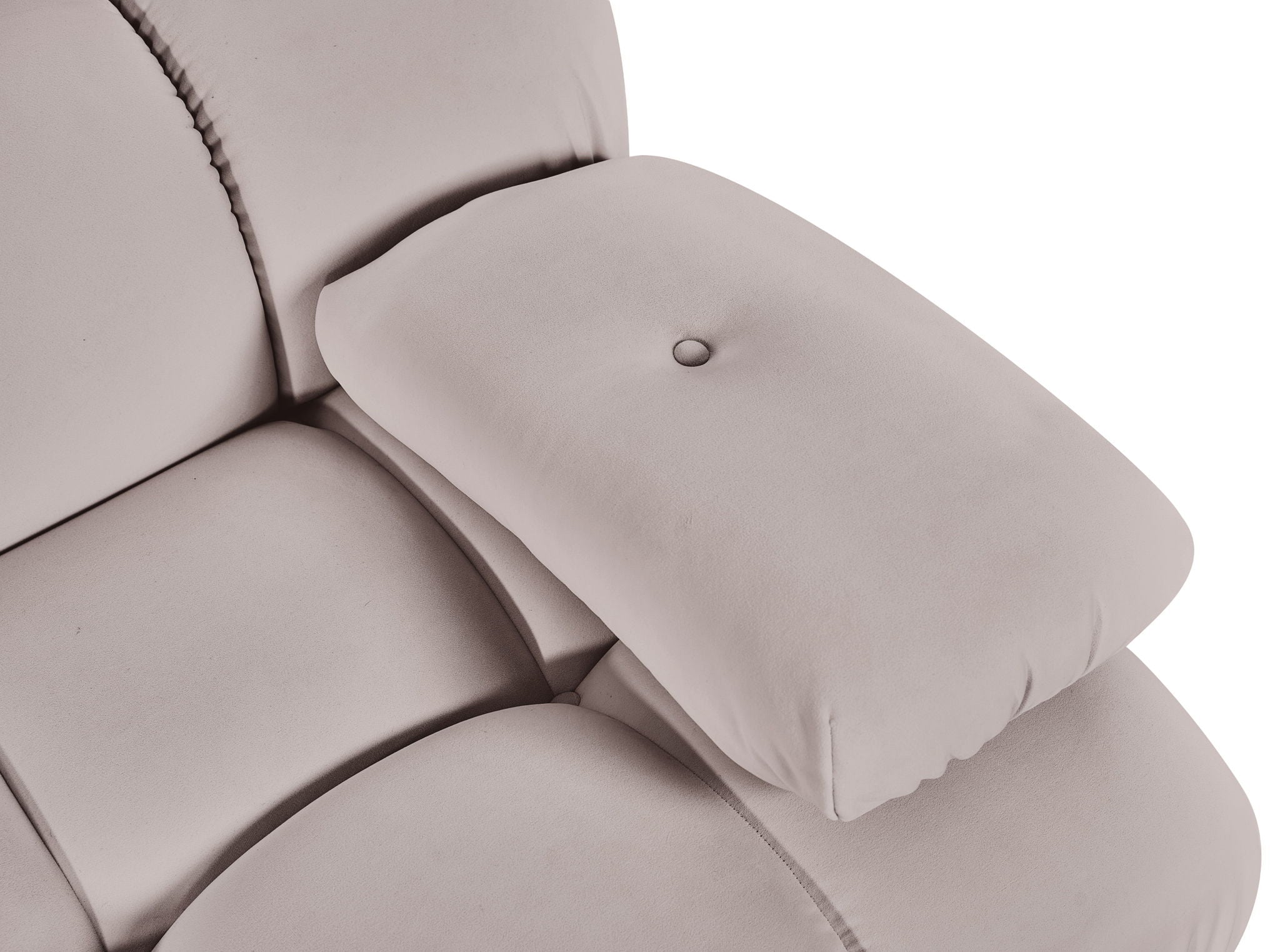 Orin - Velvet Performance Fabric Upholstered 2 Piece Modular Sofa