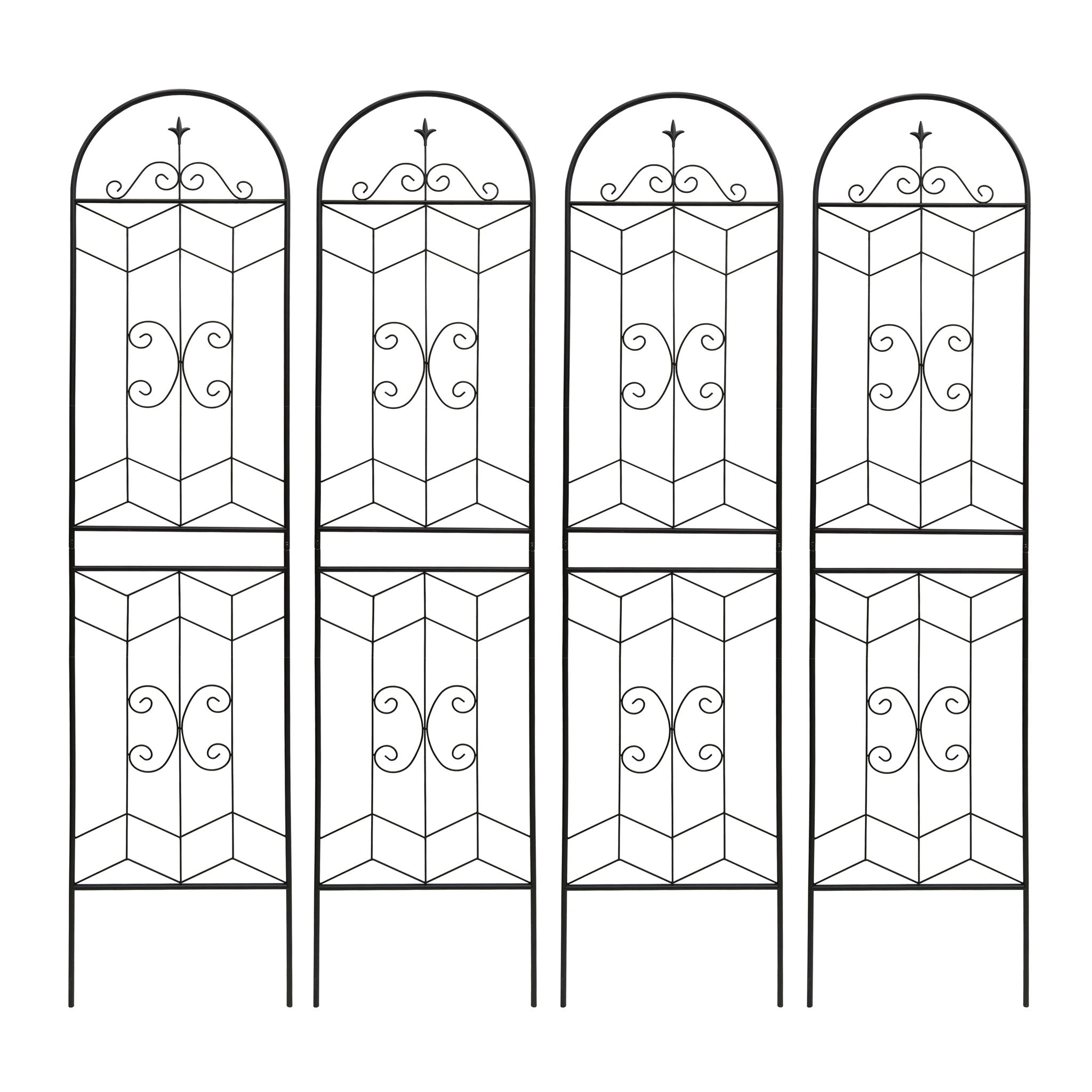 Garden Trellis, Rustproof Support For Climbing Plants