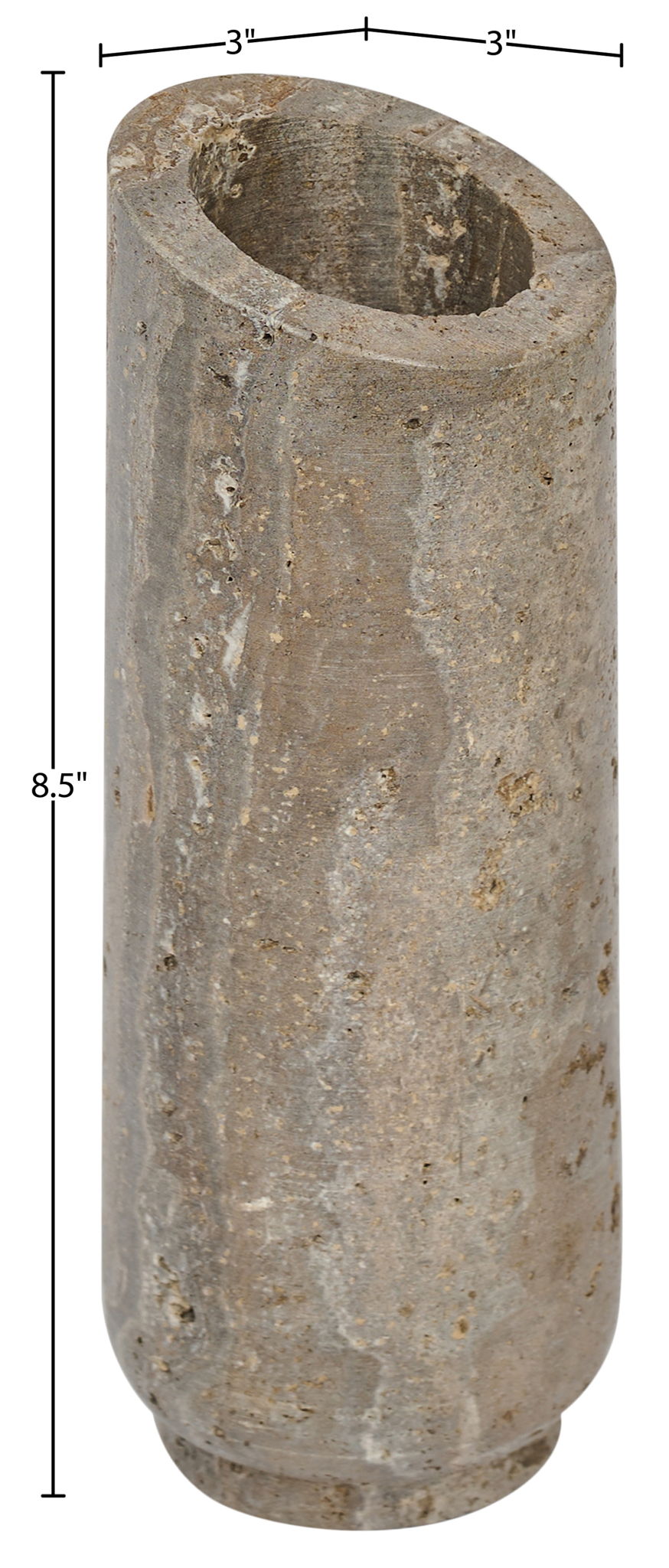 Lochlan - Travertine Vase