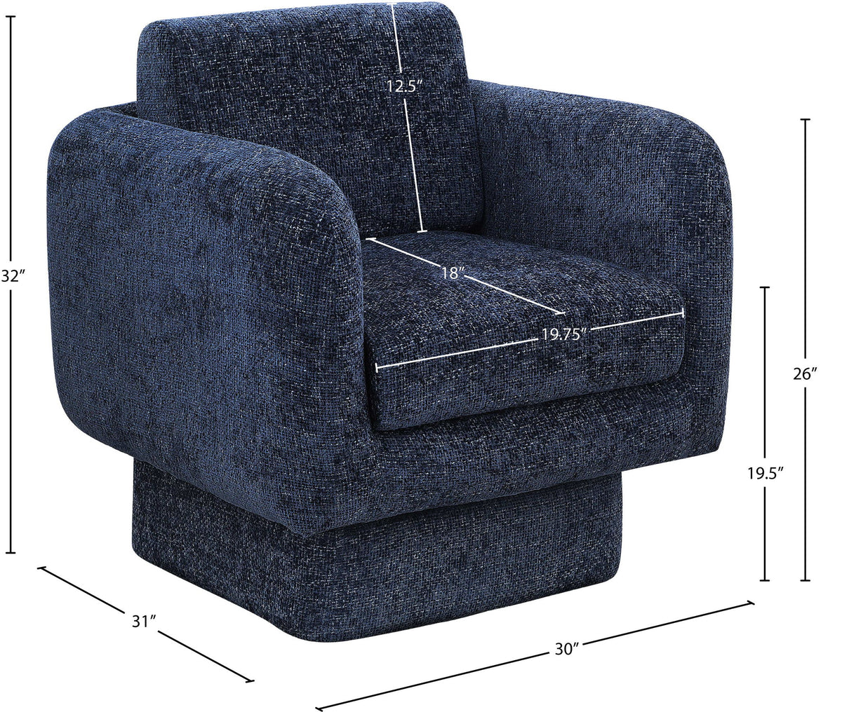 Alessandra - Swivel Accent Chair