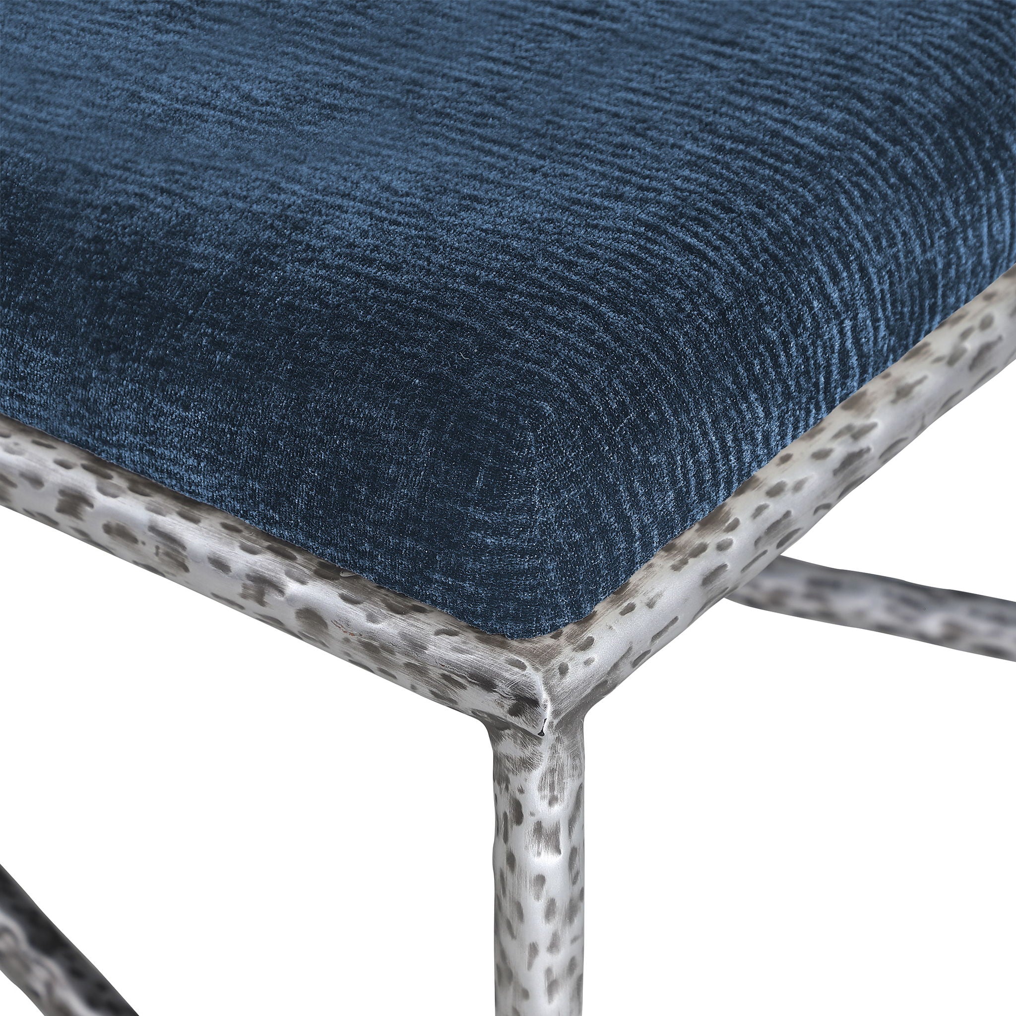 Valley - Bench With Silver Frame