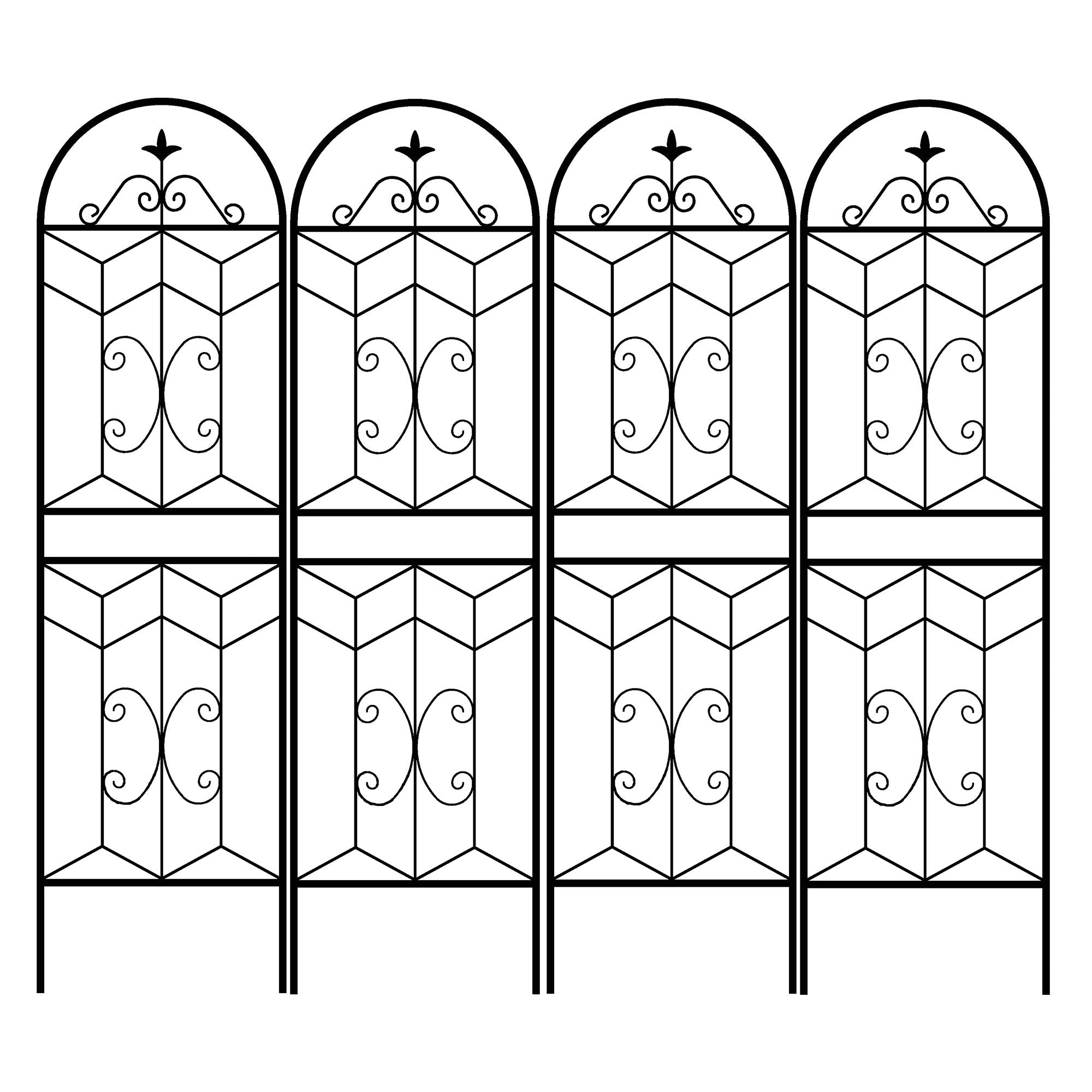 Garden Trellis, Rustproof Support For Climbing Plants