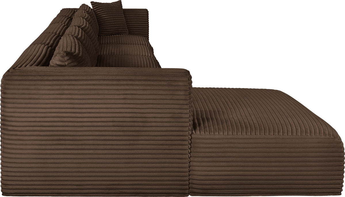 Shaggy - 5 Piece Modular Sectional With Chaise