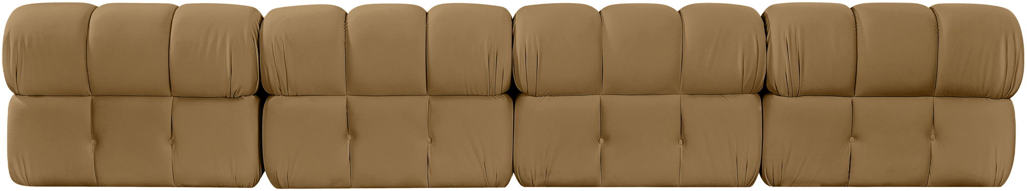 Orin - Velvet 4 Piece Modular Sofa