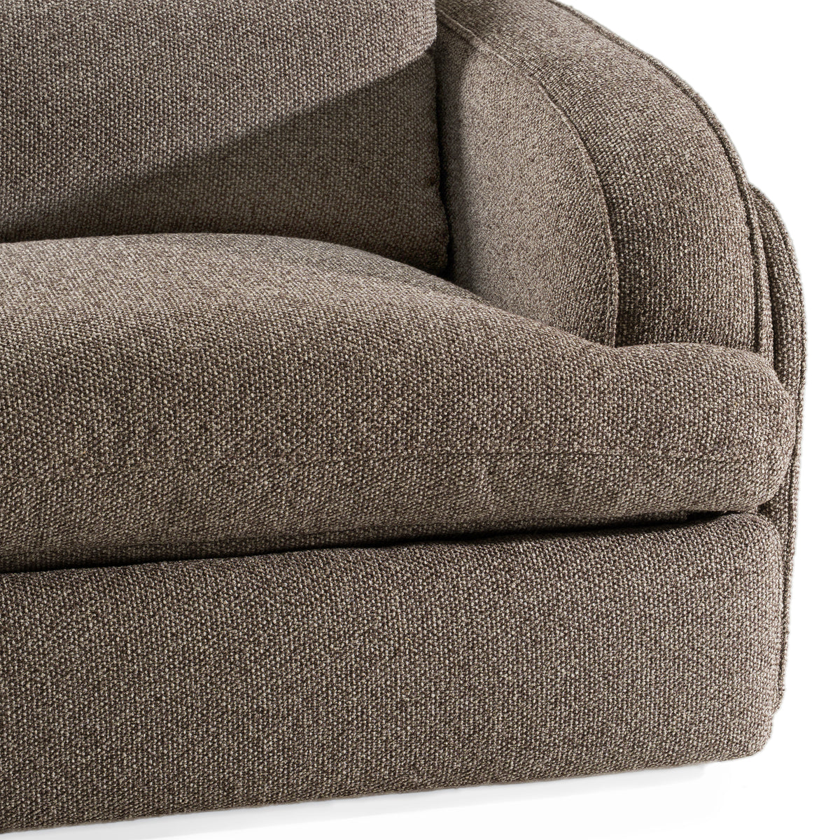 Ambler - Modern Brown Fabric Sofa w/ 2 Power Recliners - original 5