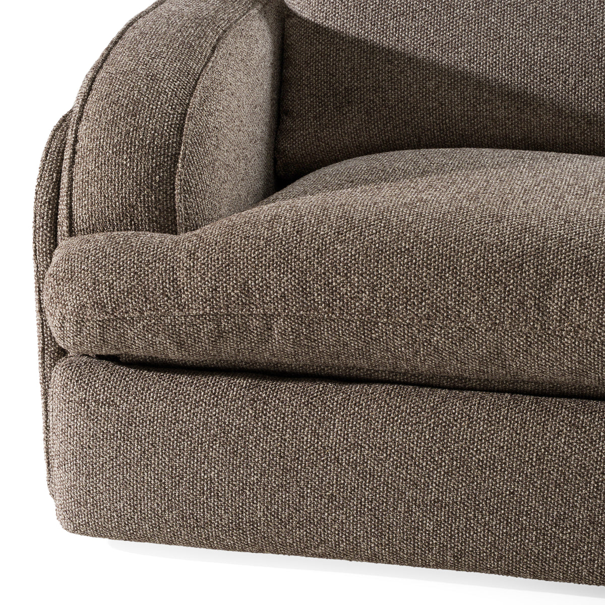 Ambler - Modern Brown Fabric Sectional Sofa w/ 2 Power Recliners Right Facing Chaise - original 5