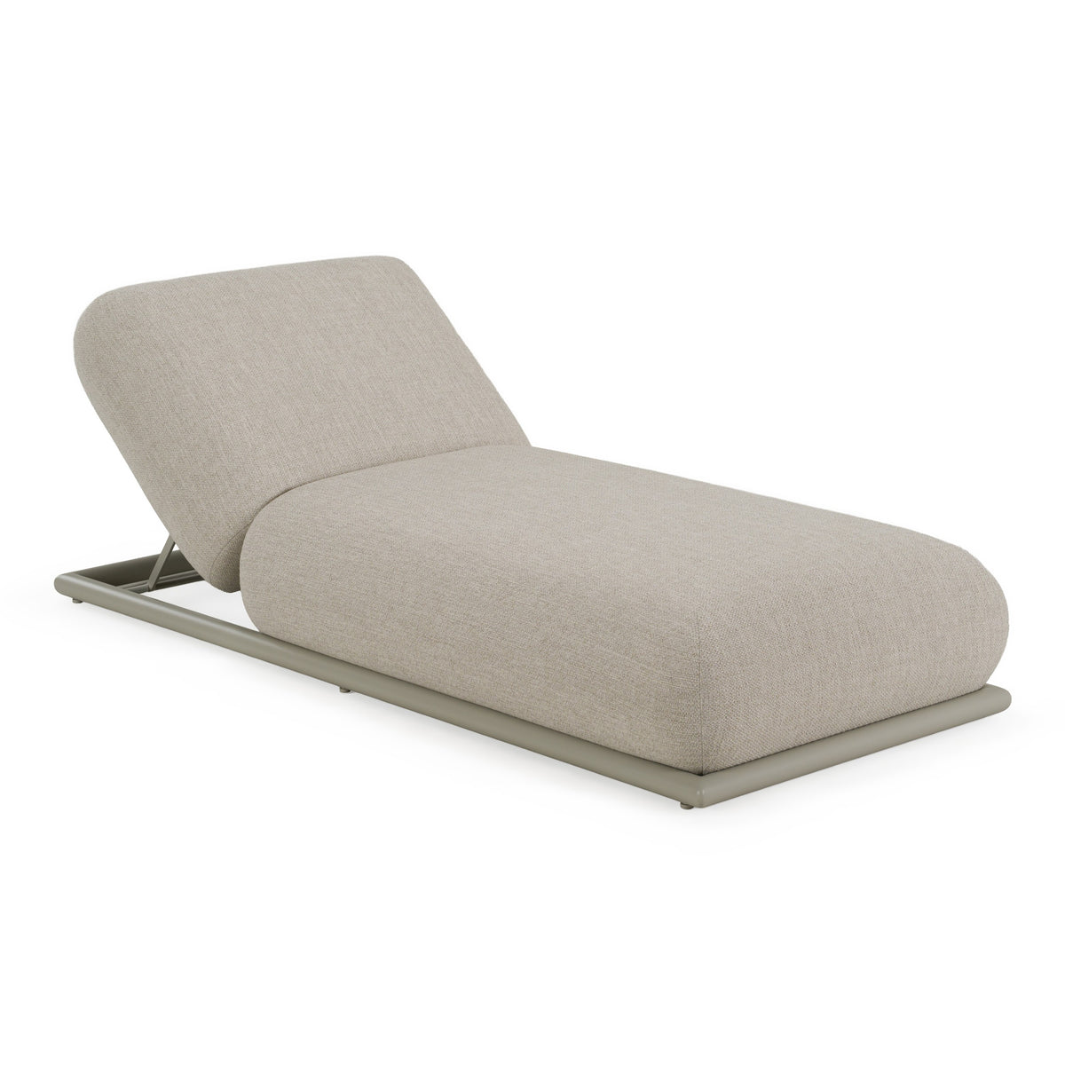 Anchor - Outdoor Grey Olefin Fabric Chaise - original 1