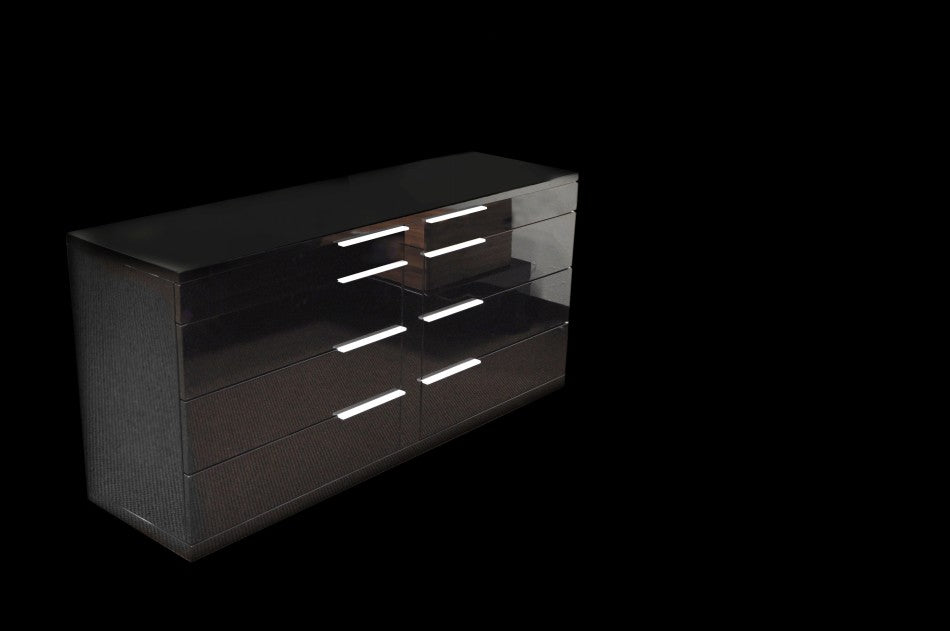 Portofino Adjustable Leatherette Bed with built-in Nightstands