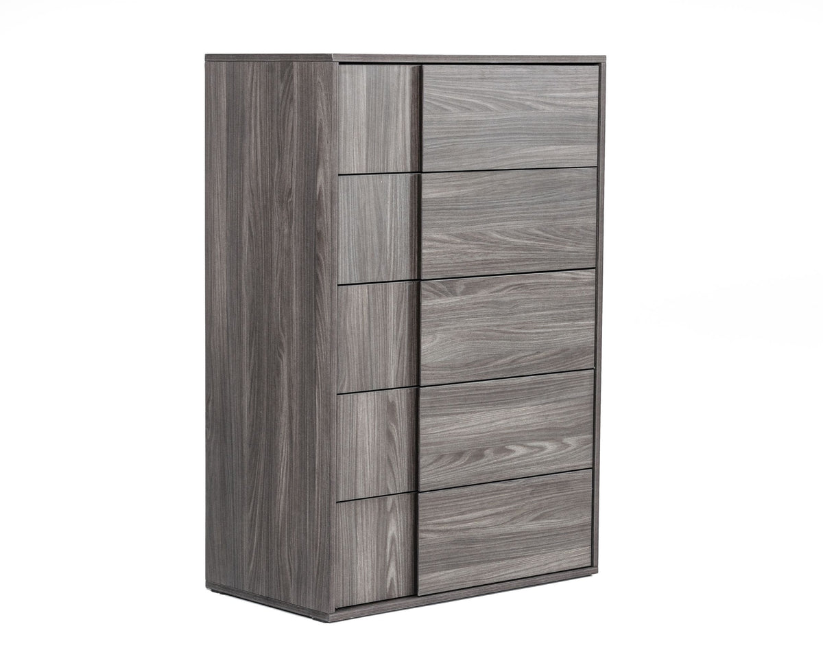 Asus - Italian Modern Elm Grey Chest