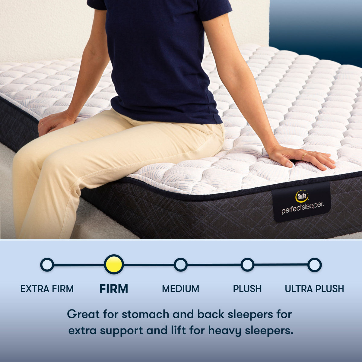 Perfect Sleeper - 10.5" Adoring Night Firm Mattress