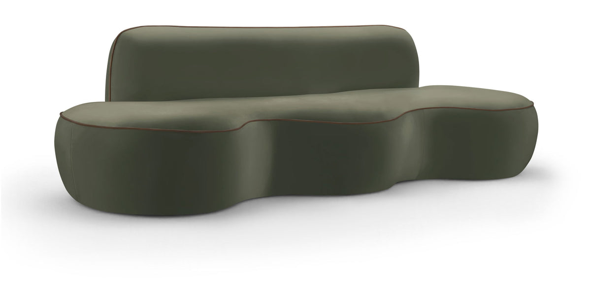 Swerve - Velvet 101" Upholstered Sofa