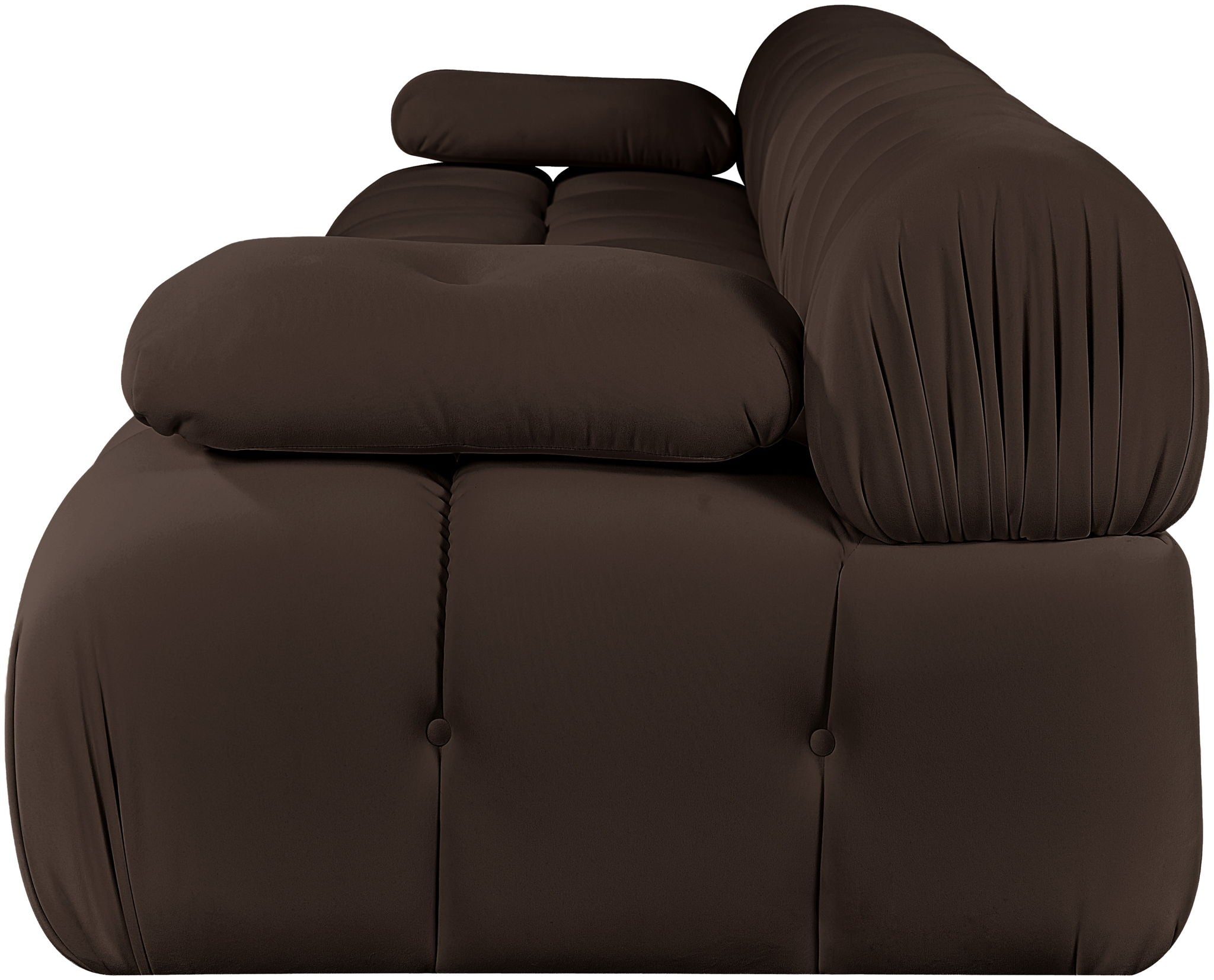 Orin - Velvet 4 Piece Modular Sofa