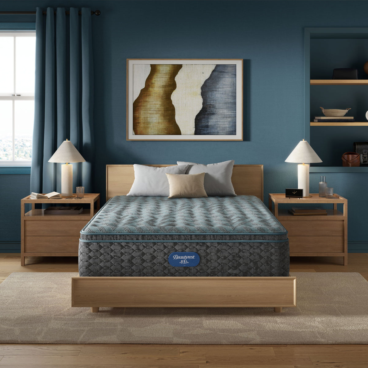 Beautyrest - Level One Medium Pillow Top Mattress