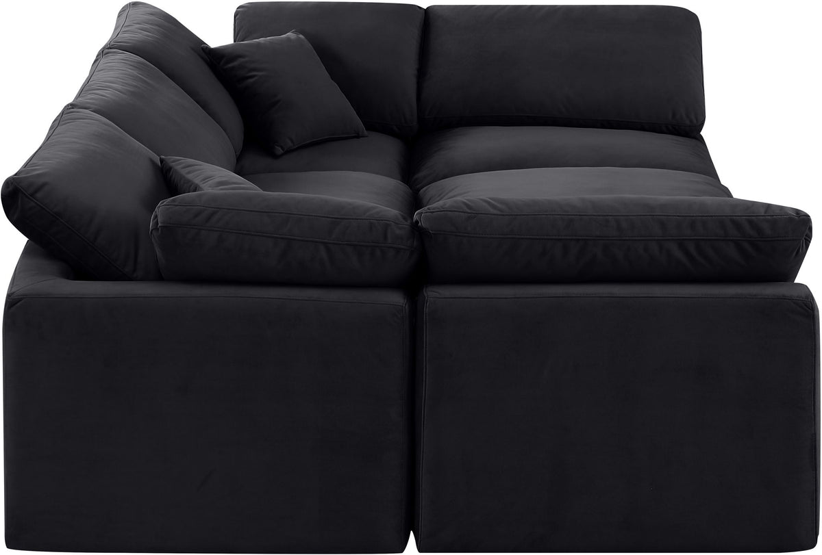 Indulge - Velvet 6 Piece Modular Sectional