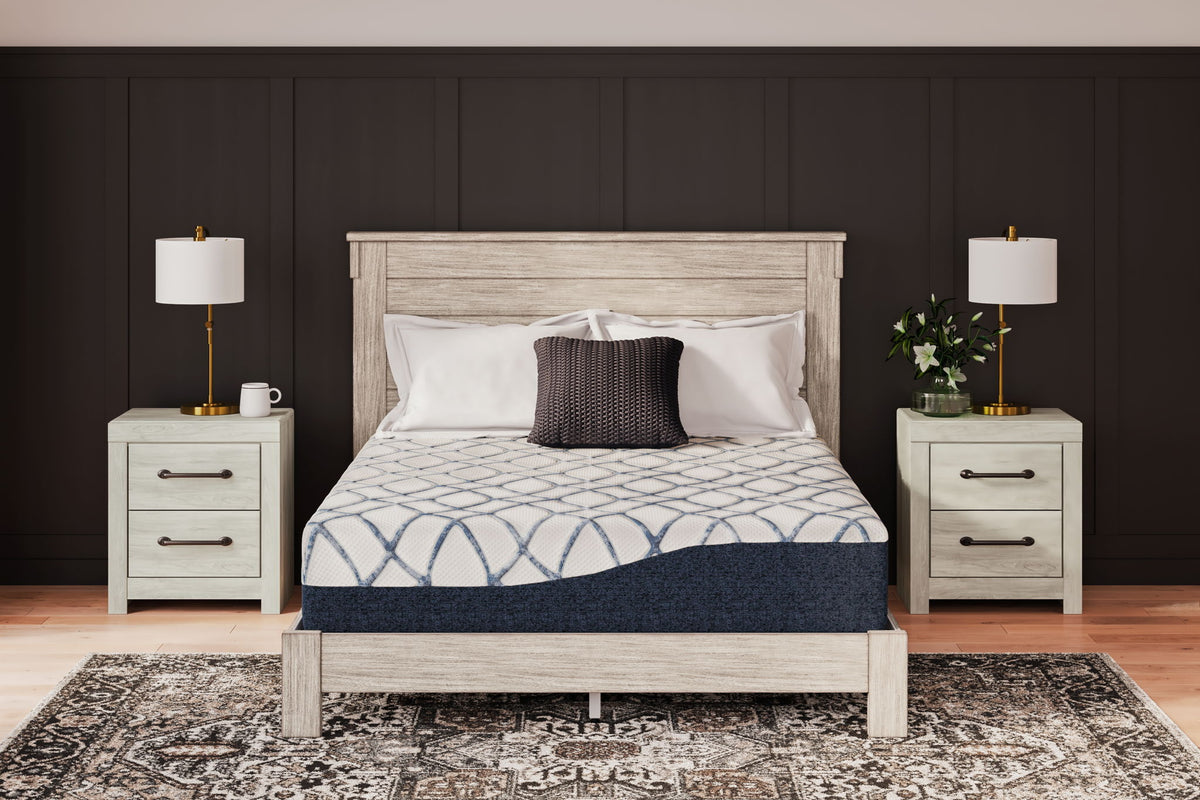 12 Inch Chime Elite 2.0 - California King Mattress - White / Blue