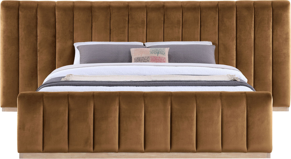 Amara - Velvet Upholstered Bed