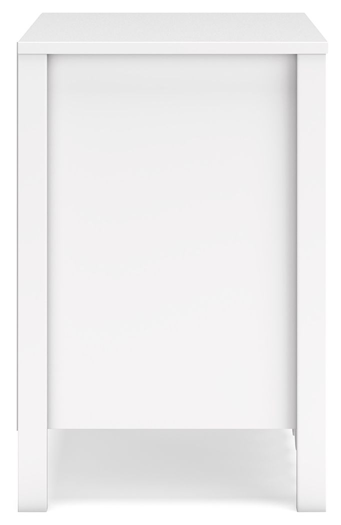 Hallityn - Two Drawer Night Stand - White
