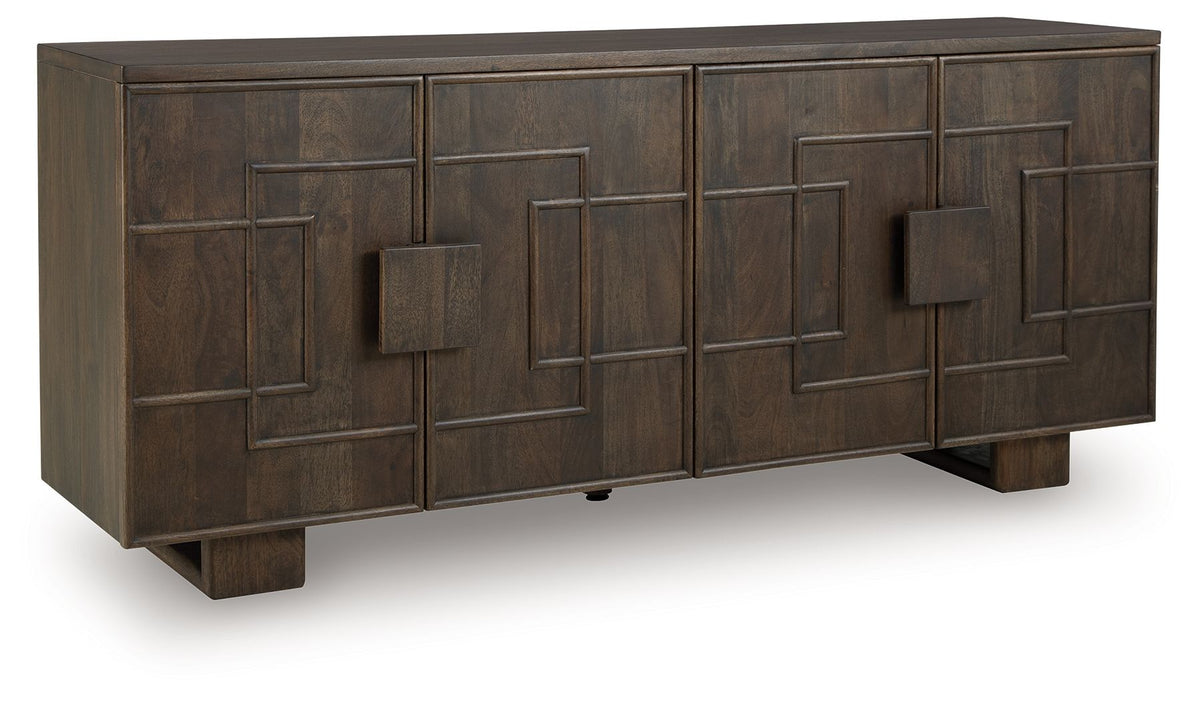 Cato - Accent Cabinet - Dark Brown