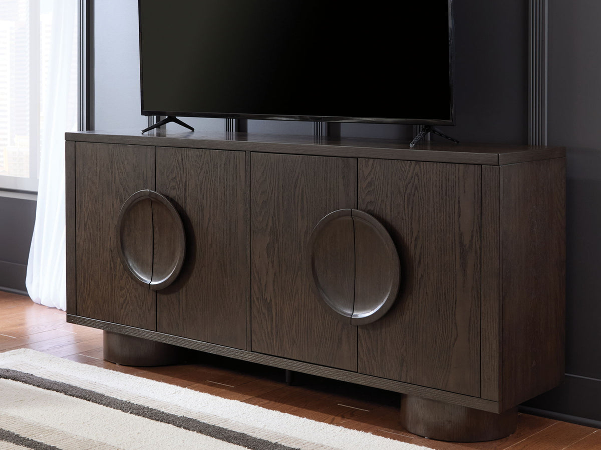 Veeda - Accent Cabinet - Dark Brown