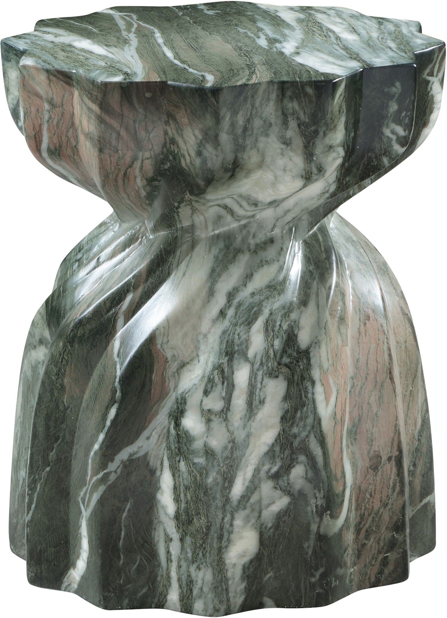 Caserta - Marble Finish Concrete End Table