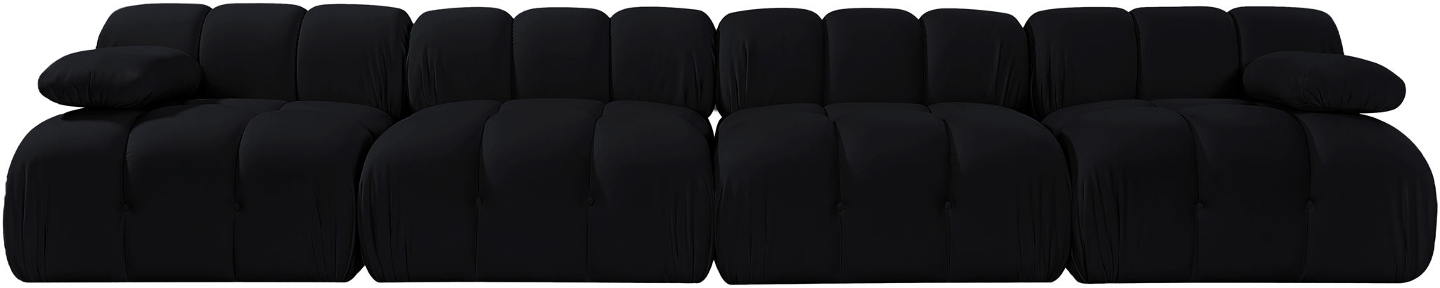 Orin - Velvet 4 Piece Modular Sofa