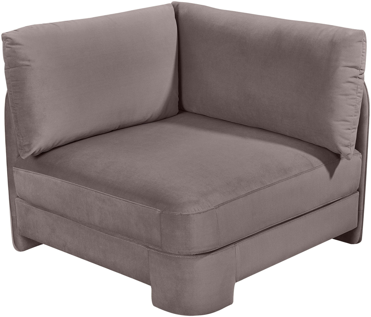 Hammond - Velvet Performance Fabric Upholstered Corner Chair
