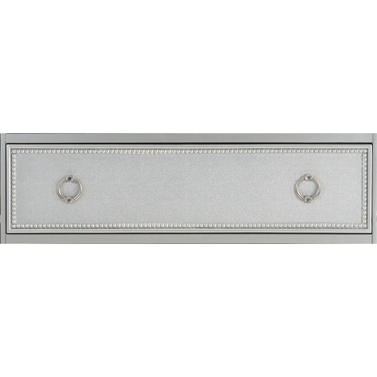 Avondale - Vanity Dresser With Mirror - Silver