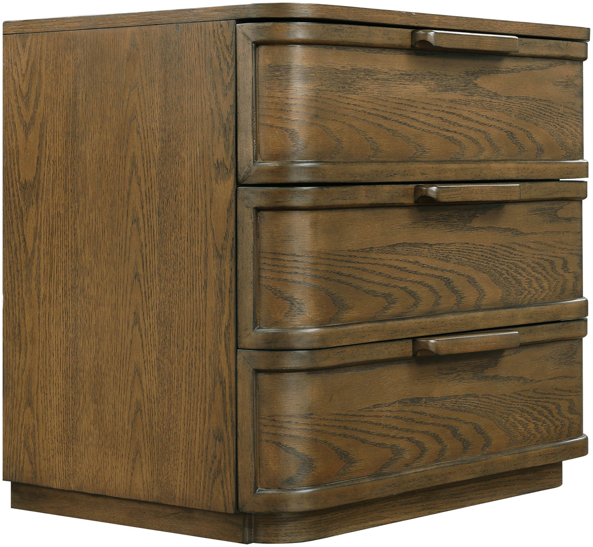 Tiberio - Oak Veneer And Solid Wood Nightstand