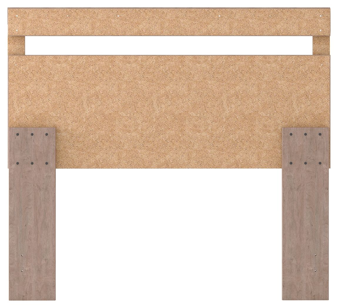 Flannia - Full Panel Headboard - Gray