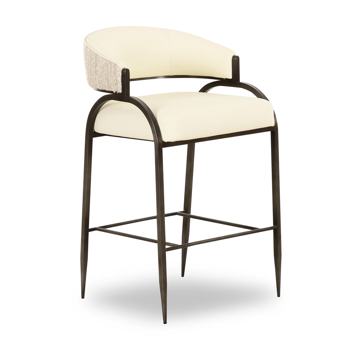 Tatum - Vegan Leather 2-Tone Counter Stool