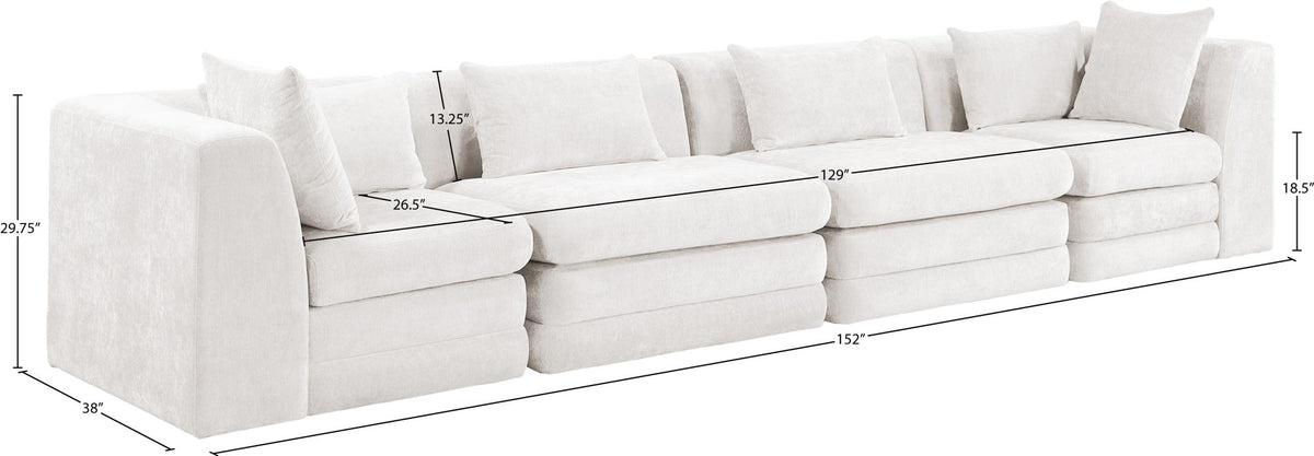 Stellar - 4 Piece Upholstered Modular Sectional