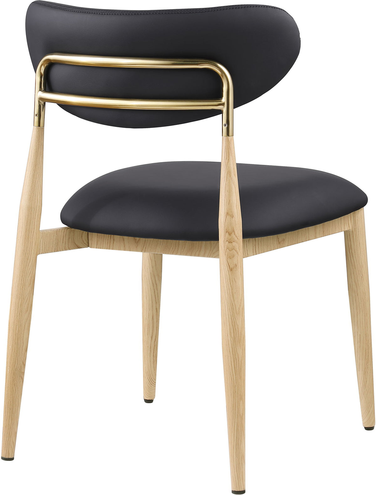 Ronda - Vegan Leather Upholstered Dining Side Chair - Natural Legs