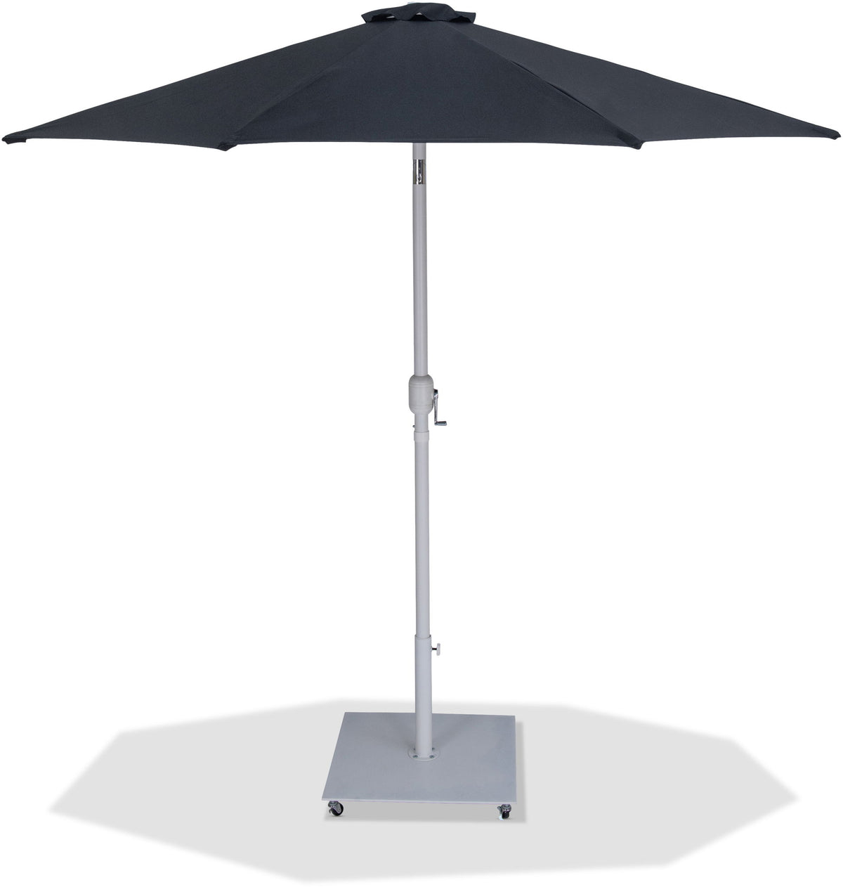 Fiji - Aluminum Patio Umbrella With Square White Base