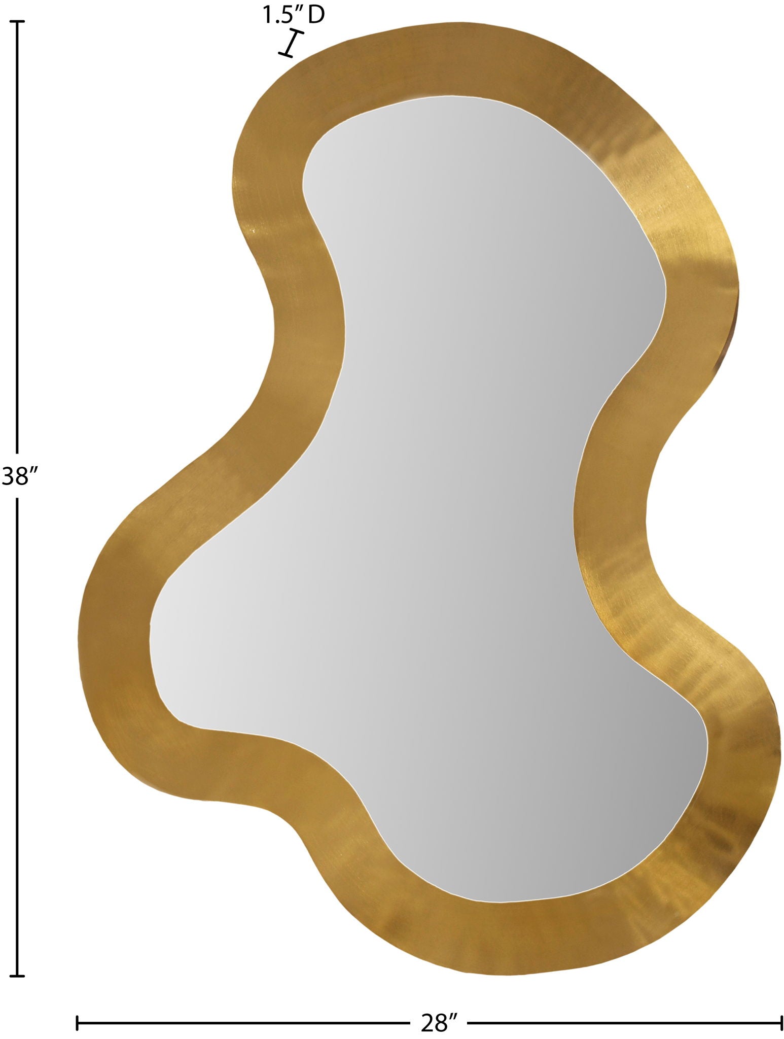 Oblique - Metal Frame Mirror