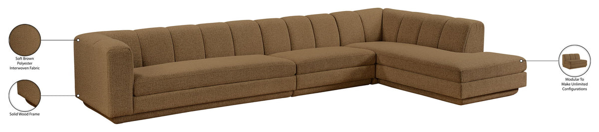 Modari - Sectional - Brown