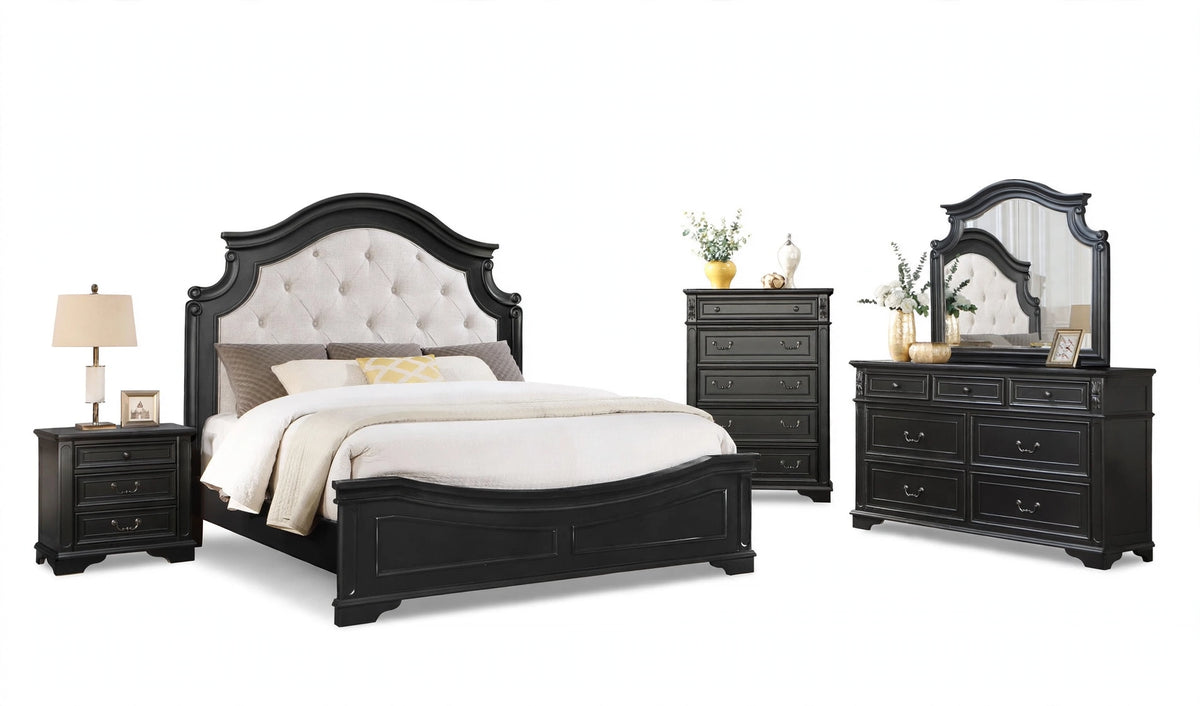 Vesper Chestnut Wood Bedroom Set